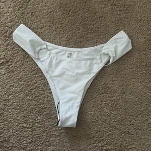 White bikini bottom